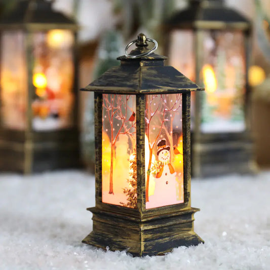 Vintage Lantern Christmas Decor