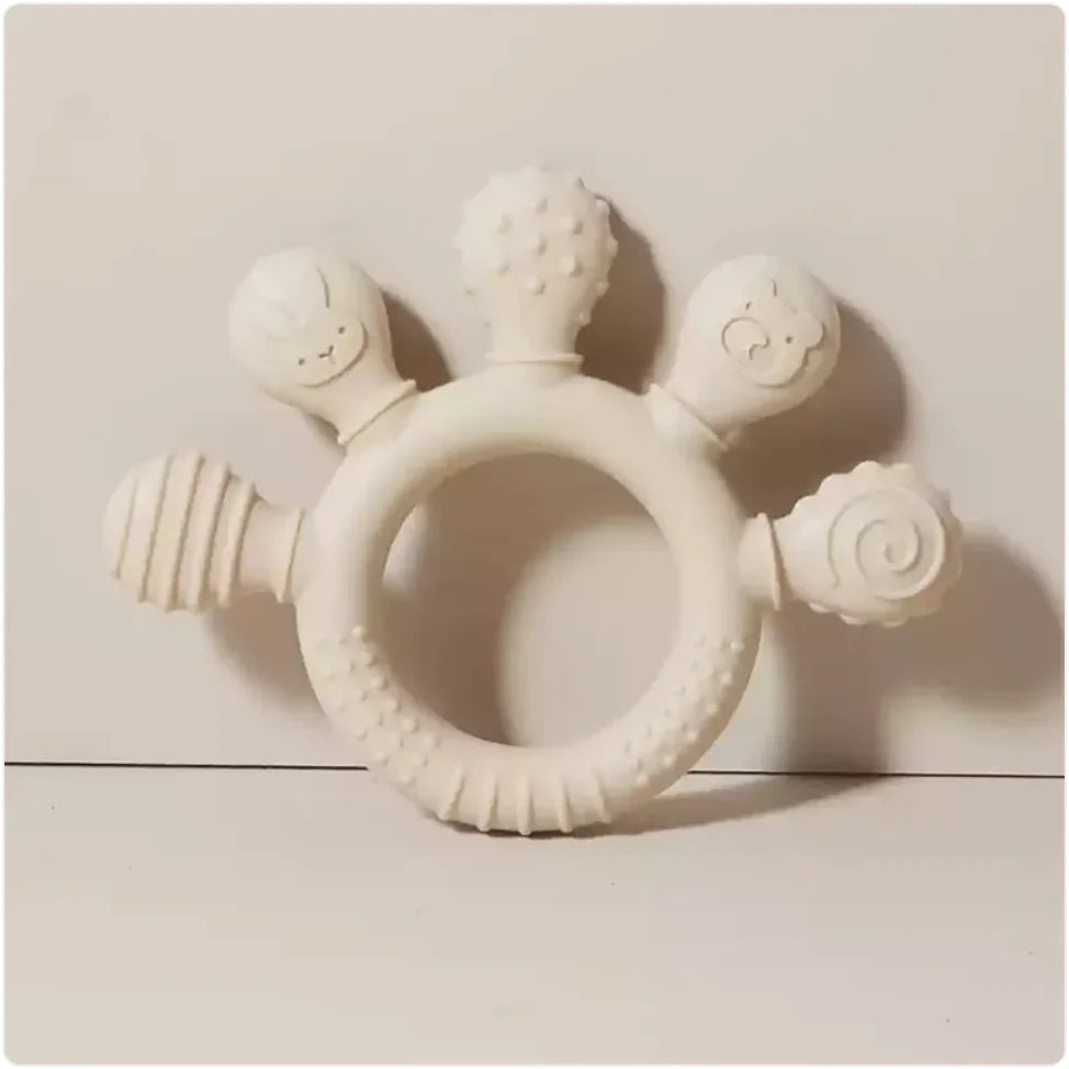 Silicone Baby Hand Teether