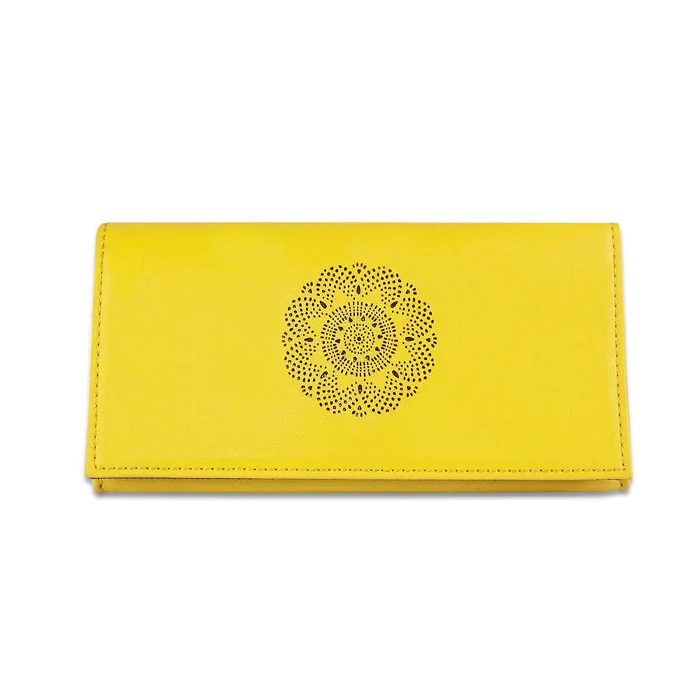 Looking Good Leather Sunglasses Case-Lemon
